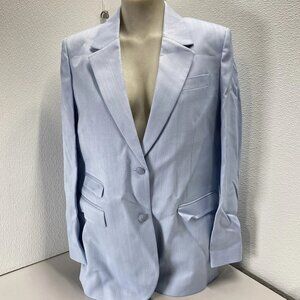 NEW THE KOOPLES Women’s Two-Button Tend Blazer Light Spring Blue Size 42